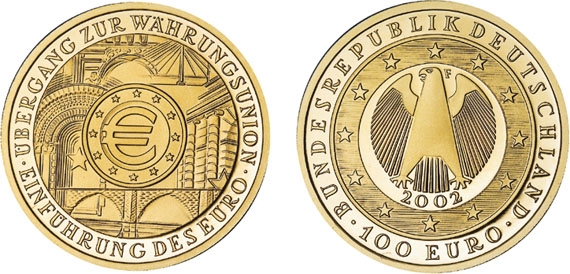 100 Euro Goldmünzen