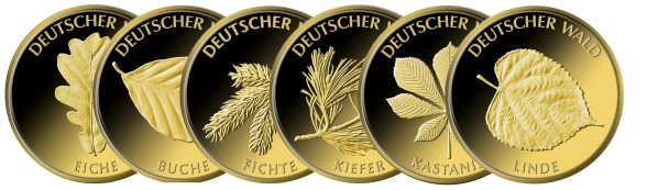 20 Euro Goldmünzen, Deutschland